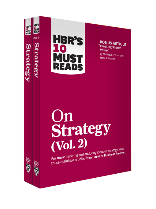 Title details for HBR's 10 Must Reads on Strategy 2-Volume Collection by Harvard Business Review - Available